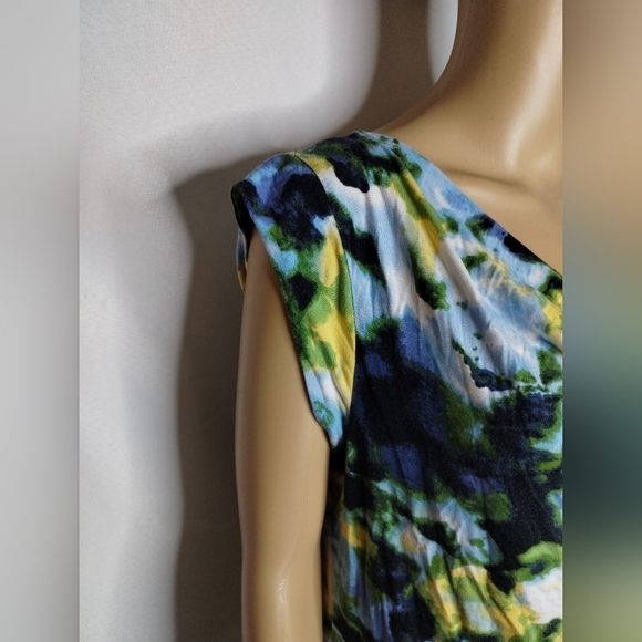 Premise women's size XL short sleeve multi colored blouse shirt top - Picture 4 of 7